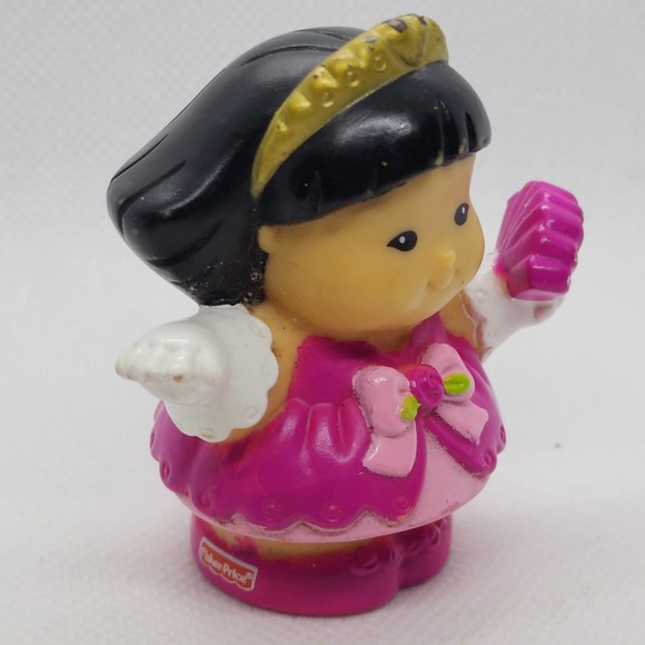 Fisher-Price Little People Lil Kingdom Princess Sonya Lee with Purple Fan - Picture 2 of 6